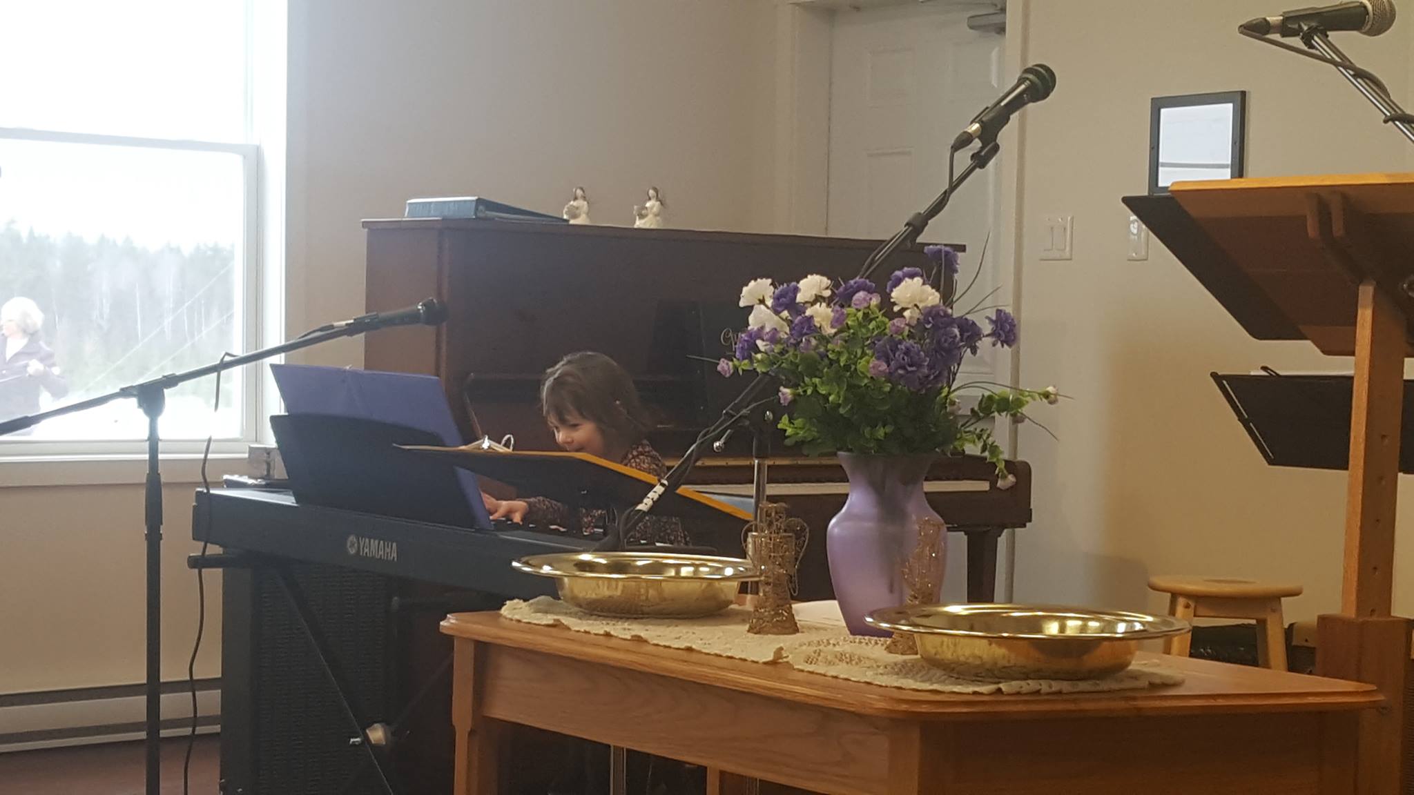 Prayer ministry members worshipping together